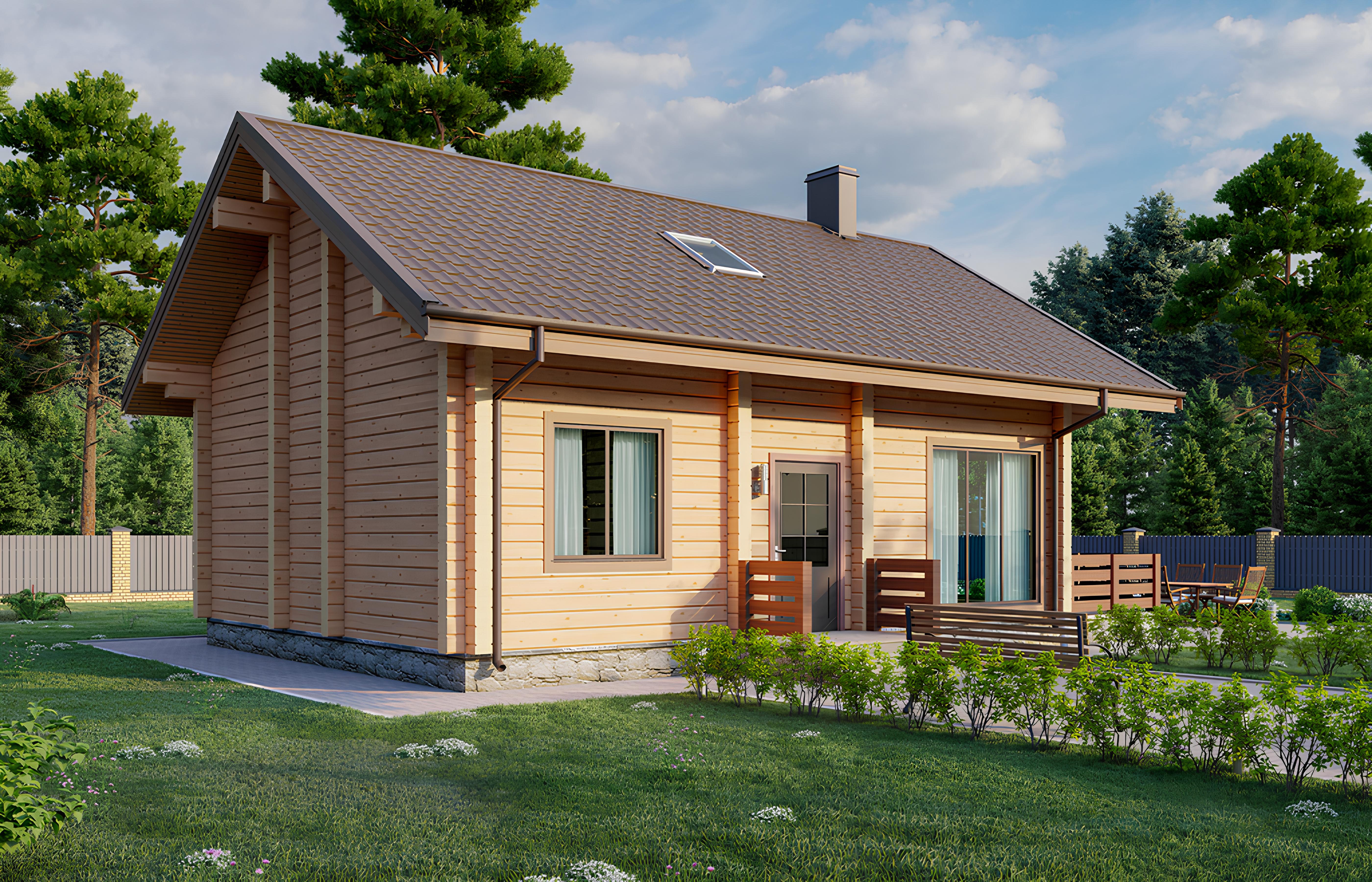 Дом из профилированного бруса VZ-429